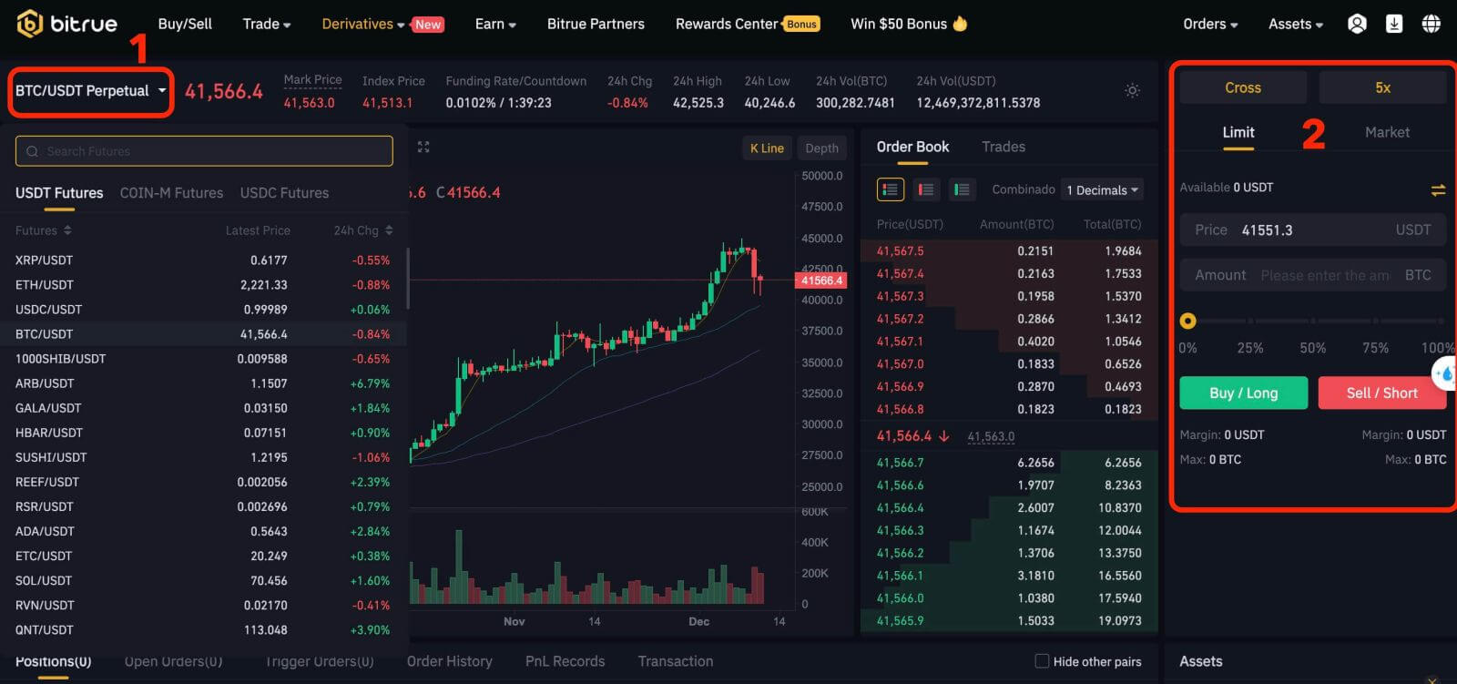 How to do Futures Trading on Bitrue