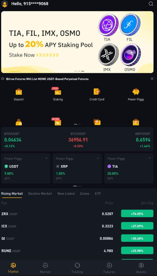 How to Download and Install Bitrue Application for Mobile Phone