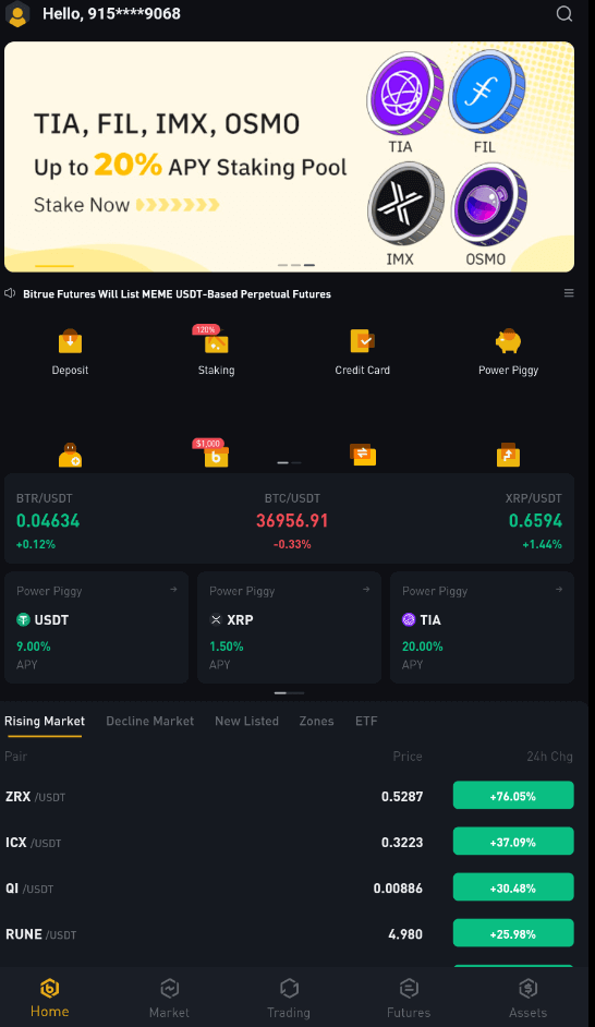 How to Sign up and Deposit to Bitrue